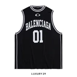 Prada Ribbed Knit Jersey Tank Top Black
