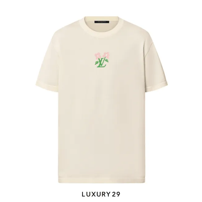 Louis Vuitton LV Short-Sleeved Cotton Knitted Crewneck