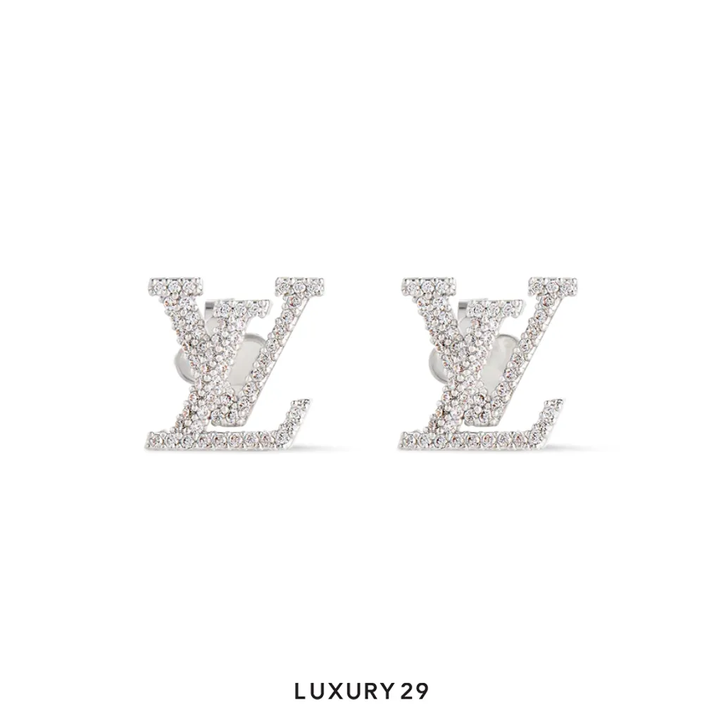 Louis Vuitton LV Iconic Earrings Silver(Free Size, Silver)