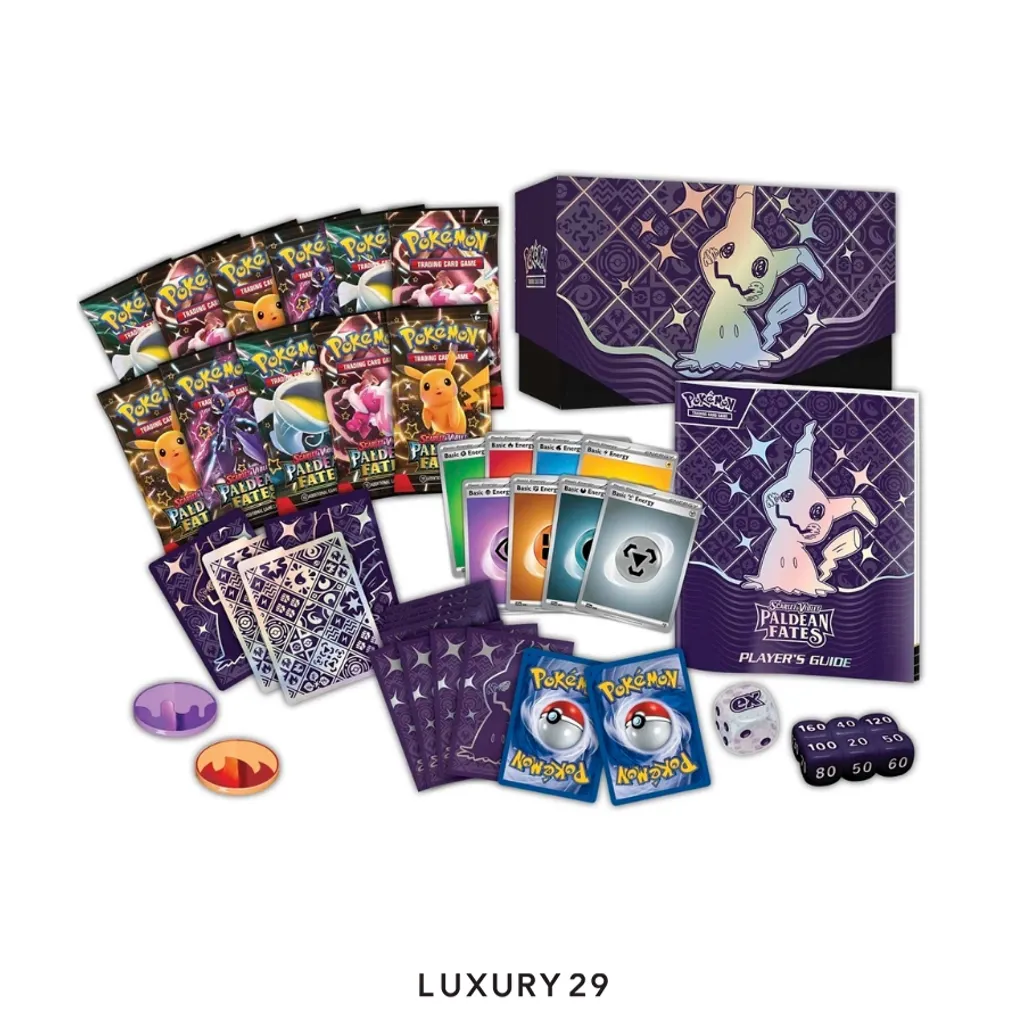 Pokemon TCG: Scarlet & Violet-Paldean Fates Pokémon Center Elite Trainer Box (EN)(Small, Multicolour)