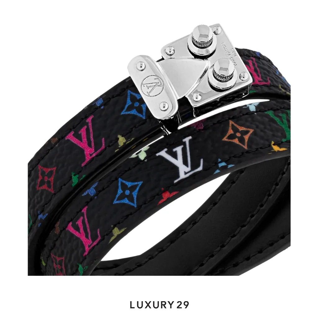 Louis Vuitton LV x TM LV Signature Bracelet Black(Small, Black)
