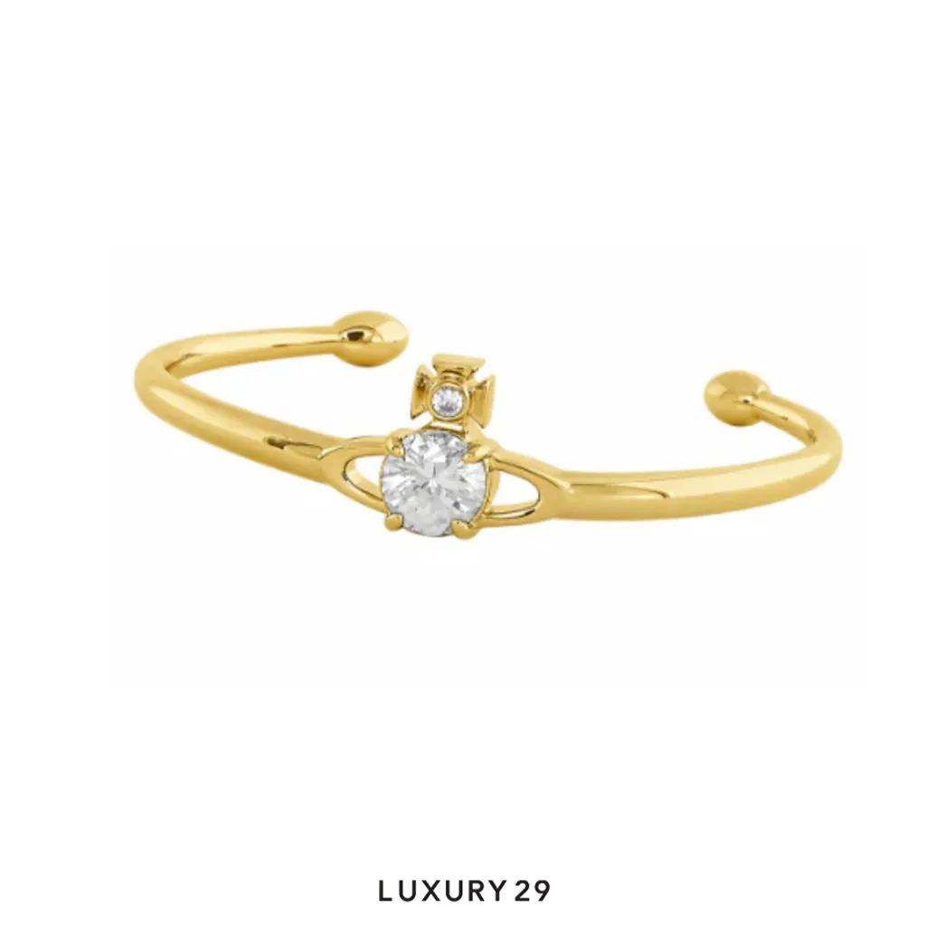 Vivienne westwood Reina bracelet SS 26 GO U(Free Size, Gold)